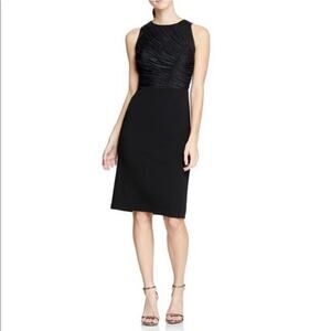 HALSTON HERITAGE NWOT Ruched Detail Dress 0